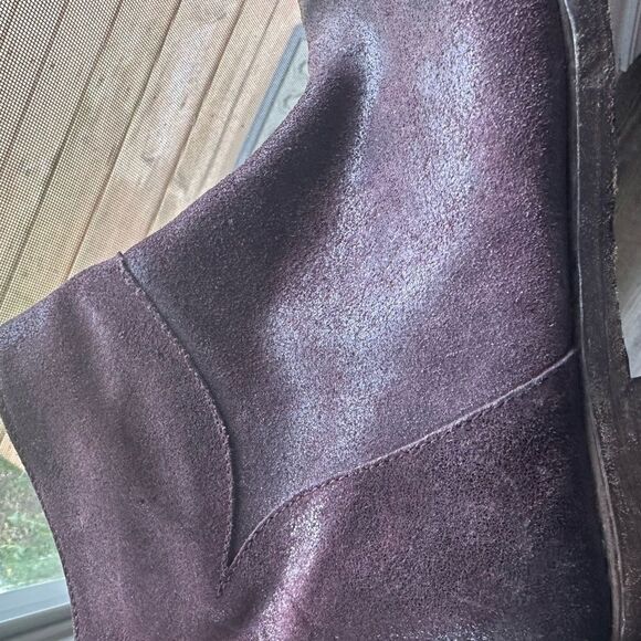 I.N.K. Handmade Leather Italian Boots Booties suede size 37 / 7 - Picture 6 of 8